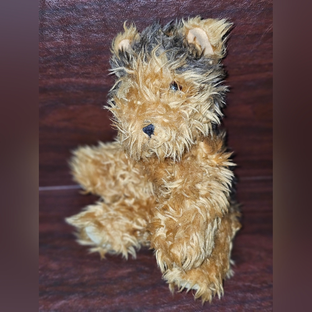 EUC Y2K Victoria's Secret Plush Fluffy Brown Dog